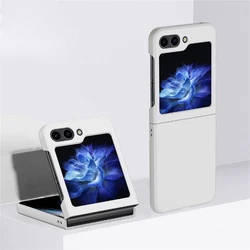 Sleek Matte Ultra-Thin Liquid Phone Cover for Samsung Z Flip 3 (White)