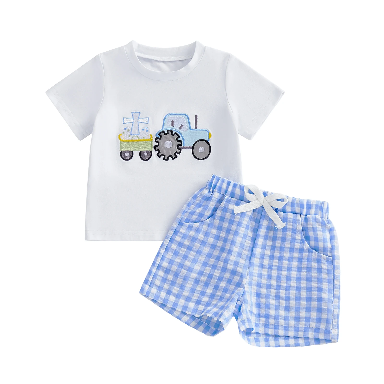 Baby Girl Easter Outfit Floral Bunny Romper and Headband Set Toddler Spring Summer Clothes 2 Piece Set for Girls