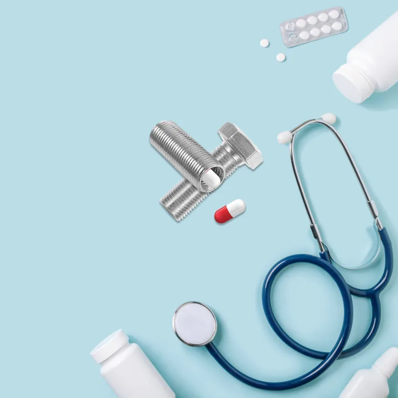 Secret Bolt Container Hidden Metal Screw Storage Cash Money Hide Stash Diversion Safe Jewelry Hider Stash Secret Case