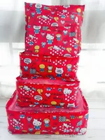 6PCS Sanrio hello kitty Cartoon handbag Travel Tote Bag Packing and Organizing Bag My Melody Cinnamon Dog Storage Bag 2
