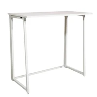 Simple Collapsible Computer Desk White 1