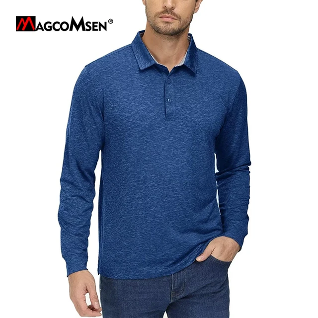 MAGCOMSEN Men's Quick Dry Polo Shirt