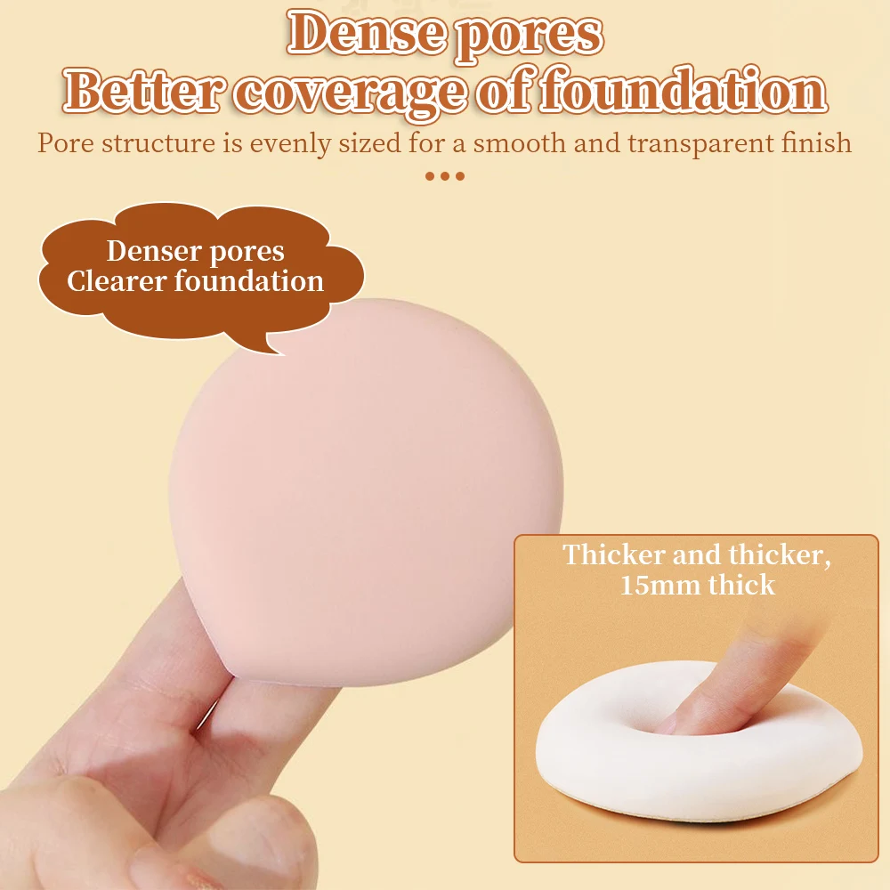 Soft Makeup Sponge Set Face Concealer Brush XL Powder Puff with Storage Box Women Beauty Cosmetic Cushion Puff Makeup Accesories
