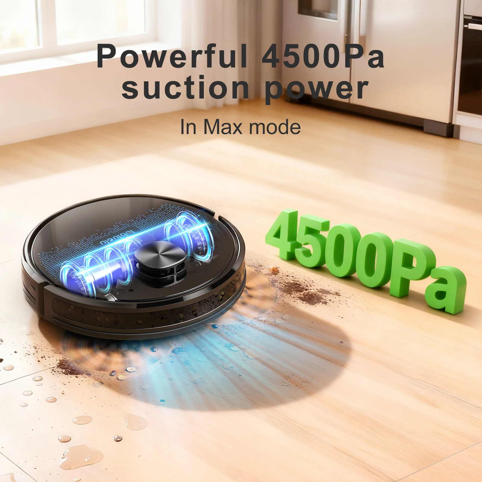 Lubluelu SL60D Robot Vacuum and Mop Combo - 4500Pa Suction