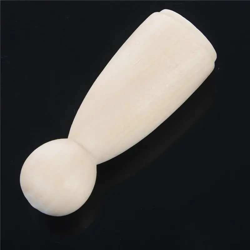 B62B-64개 인형 모양, 남녀 장 나무 인형, 미완성 나무 페그 바디