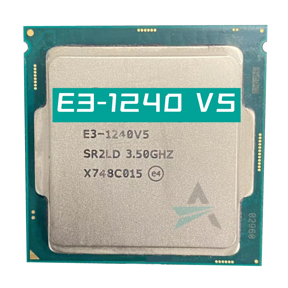 Cpu Xeon E3-1240V5 Processore 3.50Ghz 8M 80W Quad-Core E3 1240V5 Socket 1151 Spedizione Gratuita E3 1240 V5 E3-1240 V5