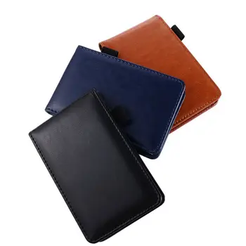 Blocco Note Multifunzione Retrò per Ufficio, Diario con Copertina in Pelle, Mini Taccuino A7, Memo Aziendali, Agenda Tascabile