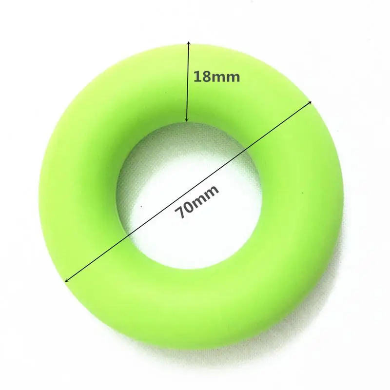Silicone O Hand Gripper Grip Ring Hand Resistance Band Finger Stretcher Exercise for Forearm Wrist Training Hand Expander