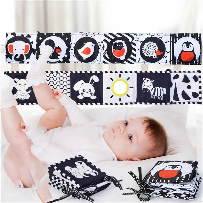 Cloth Book Haha Mirror Early Education Sensory Bite Washing Early Education Toys Three-dimensional