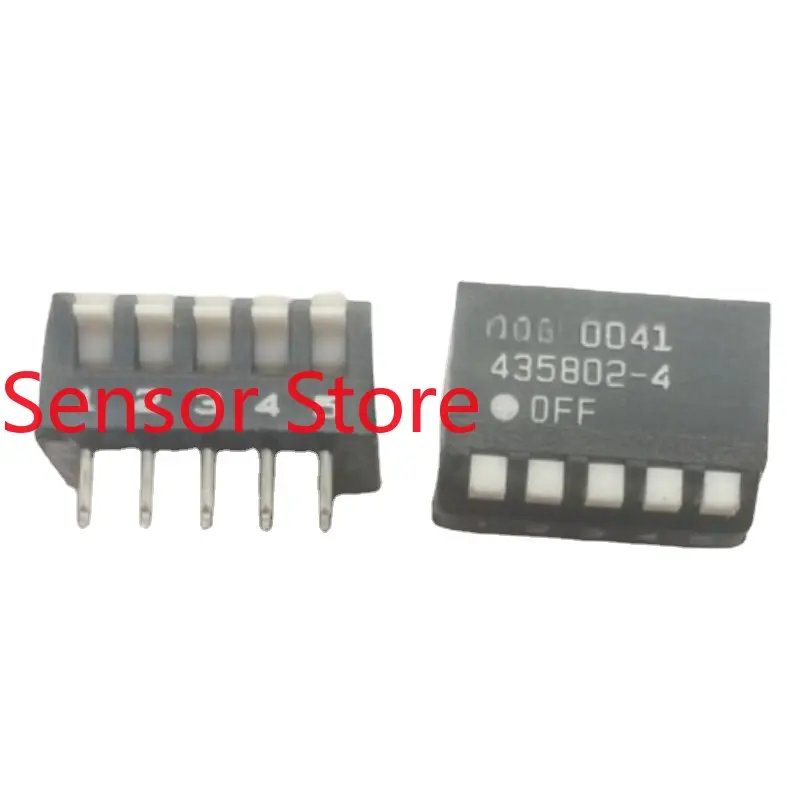 

10PCS 435802-4 Dial Code Switch 5-position 5P Side 2.54mm Spacing