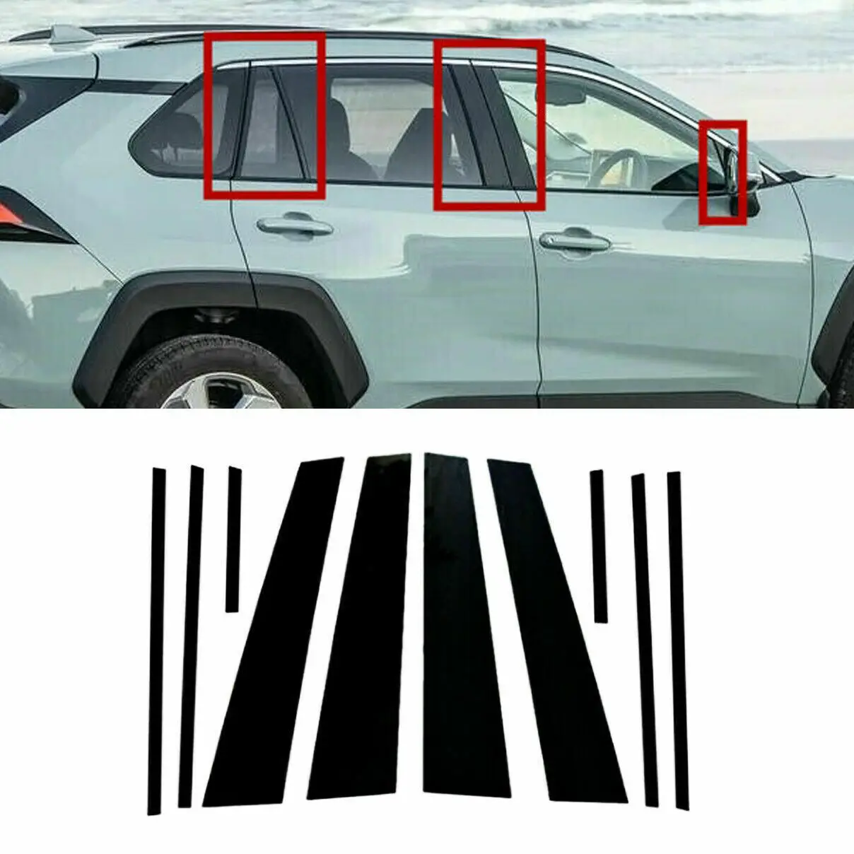 ڵ â ¦  Ŀ Ʈ Į ƼĿ ,  , Ÿ Rav4 2019-2023  , 10 