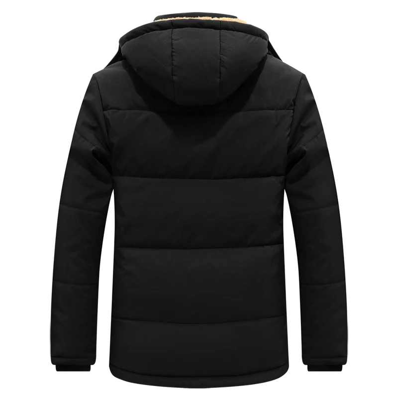 Warmth Coat Casual Men Jacket Outdoor Jackets Winter Windproof Men Coat Keep Warm Thicked Plush Hooded
