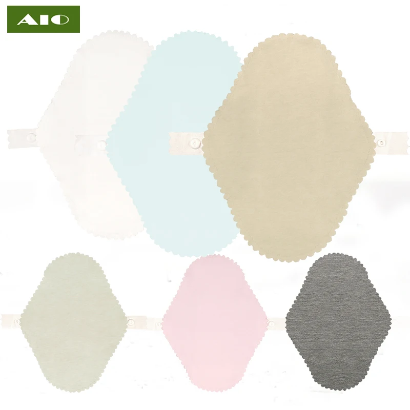 Sanitary Pads AIO 1Pcs Washable Sanitary Napkin Bamboo Charcoal Towel Reusable Menstrual Pad Postpartum Gaskets Maternity Cloth Pads For Pregn