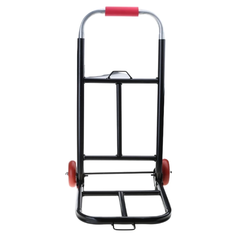 Convenient Foldable Pull Cart Folding Portable Hand Cart 10cm Rubber Travel Shopping
