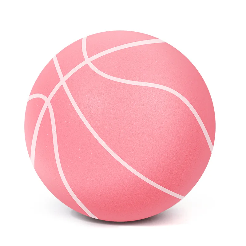 Size 7 Silent Basketball Indoor Mute Beat Ball Soft Foam Football For Kids Adult Home Entertainment Sports Elastic Ball Toy