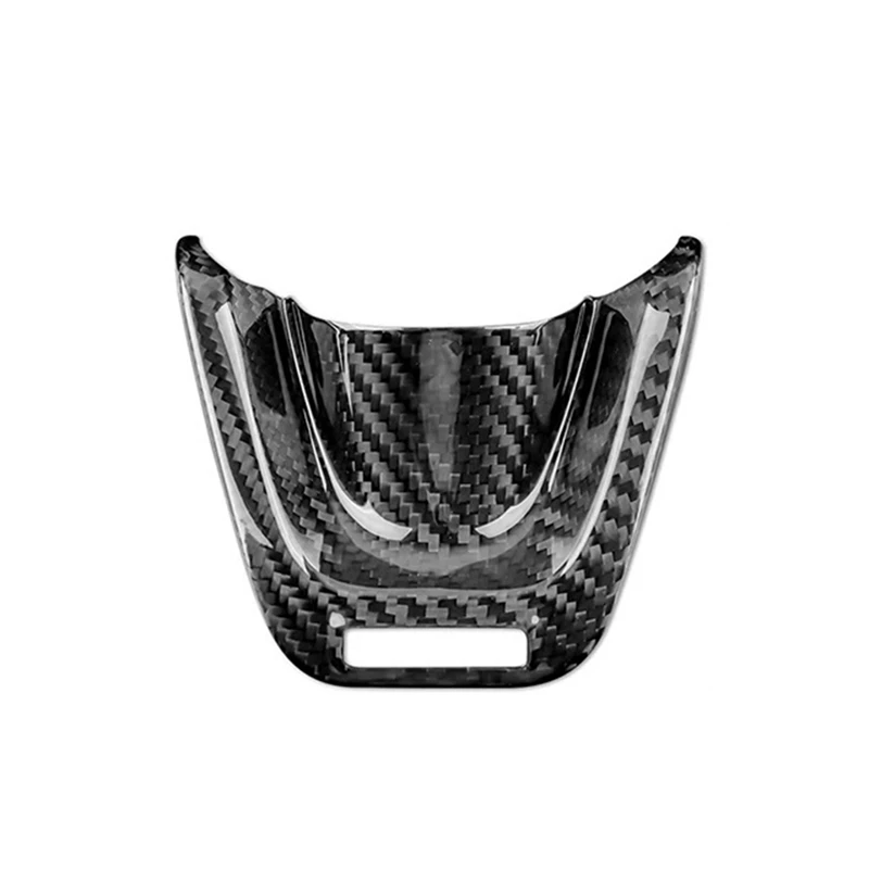 Carbon Fiber Console GPS Navigation Frame Cover Trim For Kia Stinger 2018 23