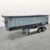 1/14 2 axle Hydraulic Dump Semi Trailer Metal RC Accessories Electric Support leg Tarpaulin for RC Tractor Truck Cars Toys Model 5