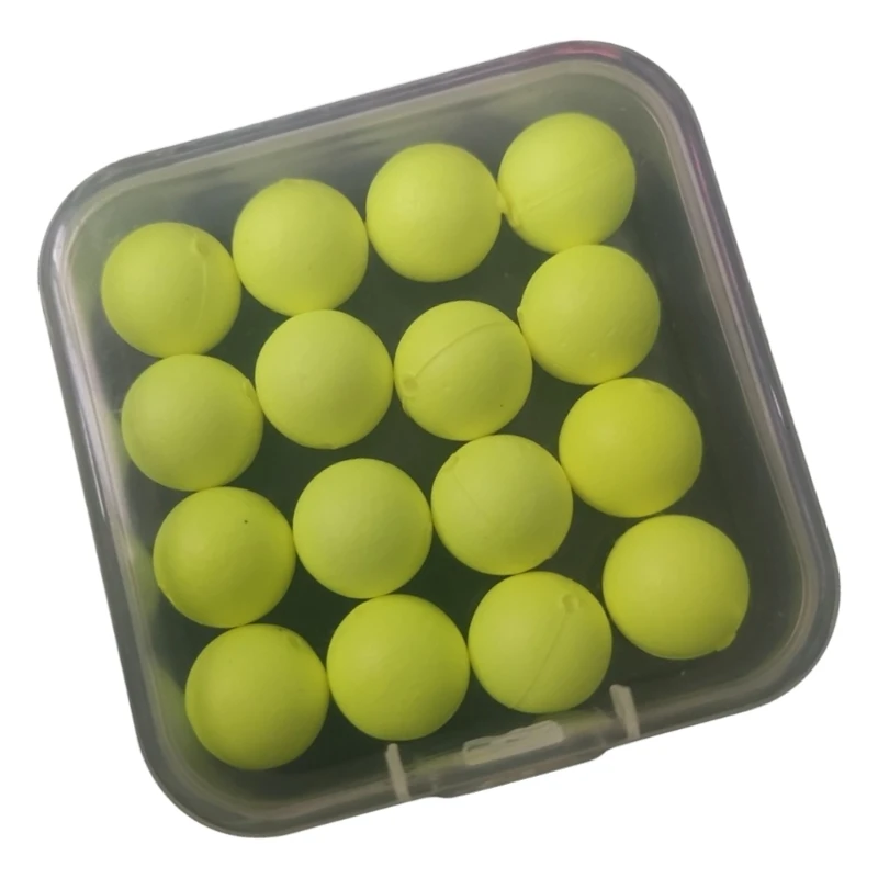 16Pcs Fishing Bobber Float Bead Fishing Float Bobbers Strikes Indicators Round Fly Bobber Tackle