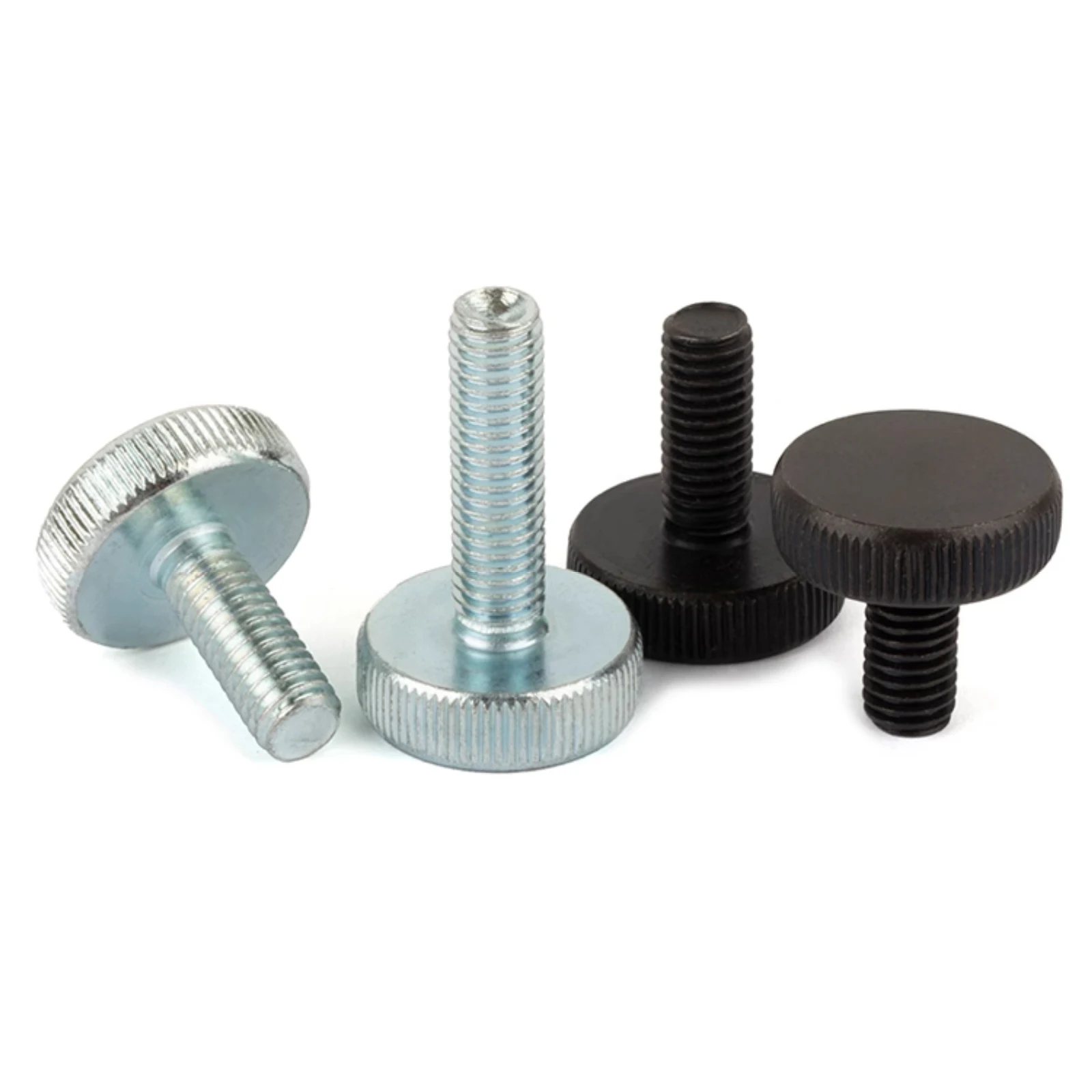 Knurl Flat Head Hand Tighten Thumb Screws - Toolless Adjust Thumb Bolts