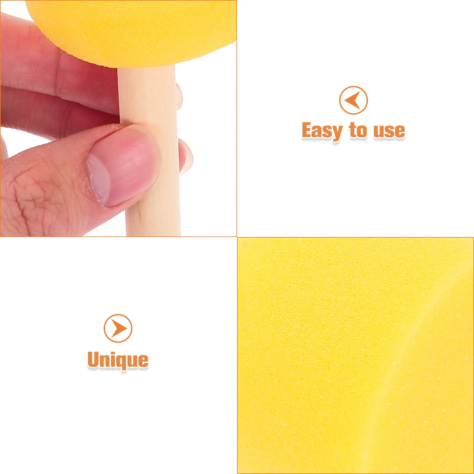 1 세트 DIY 낙서 스폰지 스탬프 키트 페인팅 도구 폼 텍스처 스탬프 크리 에이 티브 DIY 아트 드로잉 액세서리 작은 스폰지 브러쉬