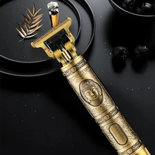  Máquina De Cortar Cabelo Para Barba Masculina Designer Aleatório Elétrico Profissional 