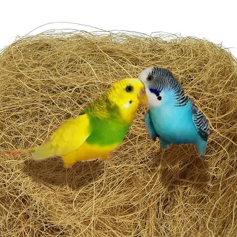 G Natural Coconut Fiber for Bird Nest Bird's Nest Coco Liner Birds House Accessories