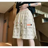 American Sle Loose Baskeall orts Men's Summer New Trend Brand Youth mid Waist Sports Workwear orts Cool Feeling