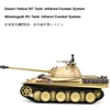 German Heavy Remote Controlled Tank  Panzerkampfwagen Ausf G 1/16 Scale TK7.0 Desert Yellow RC Tank Airsoft BB Shooting 4