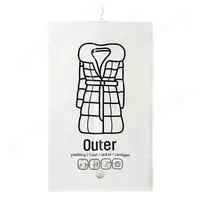 Seal Storage Clothing Bag Dustproof Hanging Compressible Storage Bag Space Saving for Clothes Down Overcoat 2