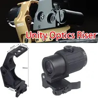 Tactical 3X Magnifier Unity Fast Mount 2.26 Inch Optics Riser For G33 G43 G45 Scope 551 552 553 558 Holographic Red Dot Sight 1