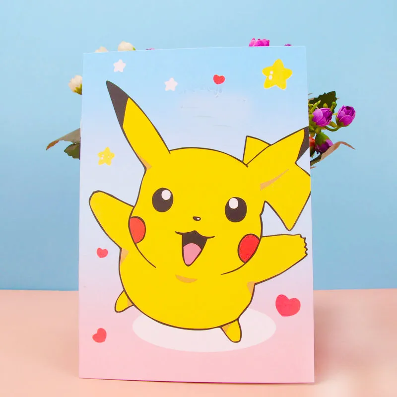 Pokemon A5 16 Pages Classeur Agenda Planner Notebook Diary Weekly Planner Goal Habit Pikachu Notebook School Stationery Officer venom toys