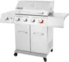 4402 4-Burner Propane Gas Grill with Side Burner, Stainless Steel Grill with 54,000  Cooking Power for 1