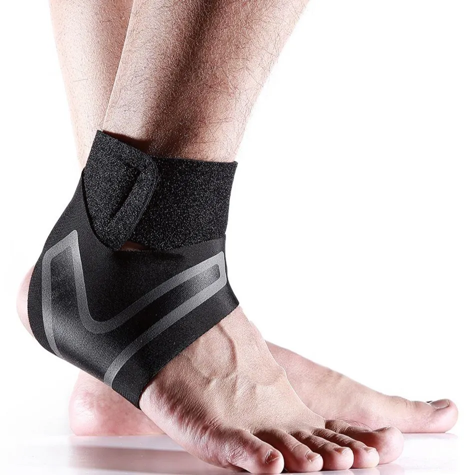 

WOSWEIR 2Pcs Ankle Brace Compression Sleeve Gym Fitness Ankle Support Gear Foot Weight Wrap Baskerball Volleyball Protector