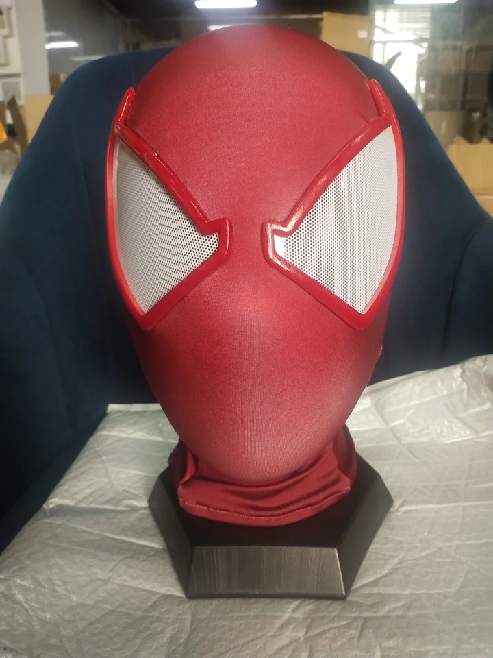 マーベル カスタム レッド スパイダーマン マスク フェイスシェル