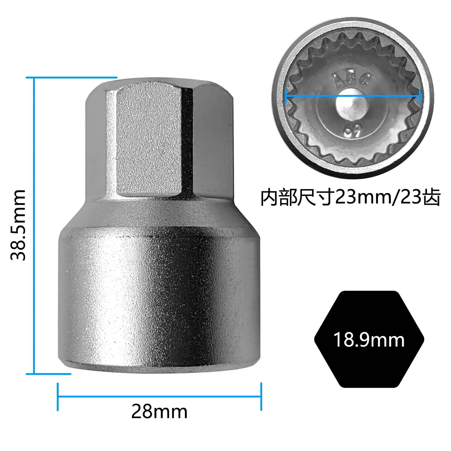 20er Pack Rad verriegelung mutter Schlüssel loch Diebstahls icherung für Porsche Cayenne Panamera Volkswagen Touareg 14pt – Detail 20