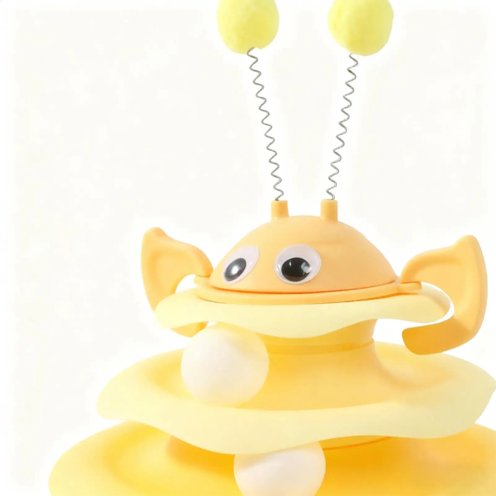 Interactive Toys For Cats 3-Level Teaser Cute Fun Indoor Cat Toys Interactive Games For Kitten Enrichment Stimulation Exercise