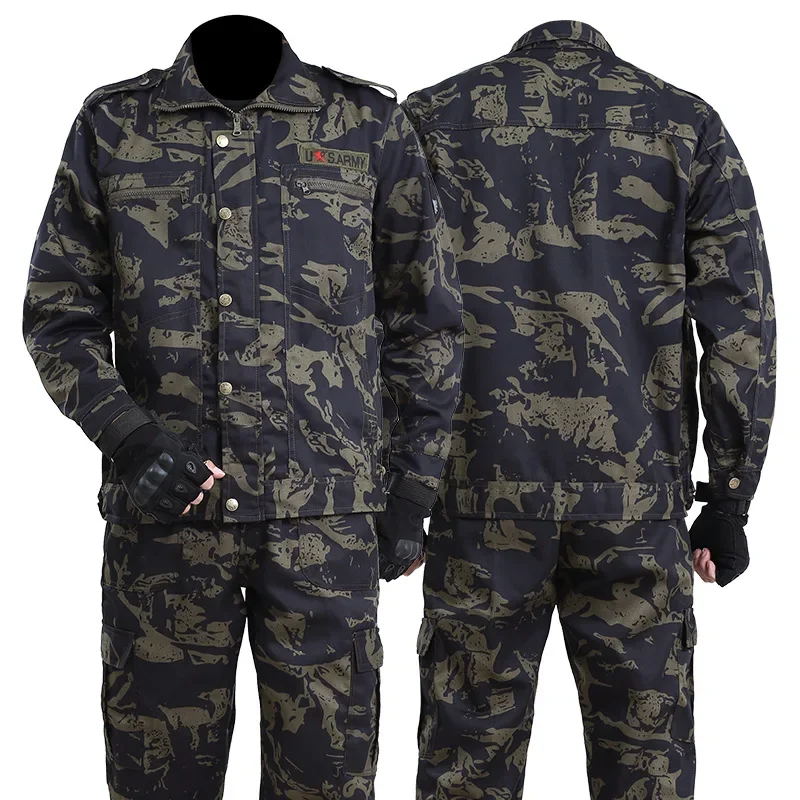 Military Suit Moisture-Wicking for Outdoor Work and Student Military Training
