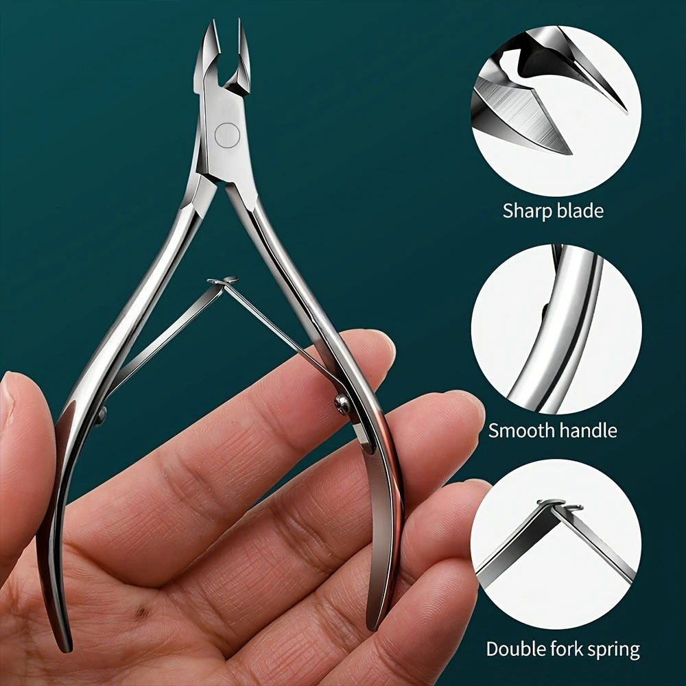 1/5/6개 전문가용 스테인리스 큐티클 니퍼 세트 내구성 있는 손발톱 트리머 살롱 및 가정용, 매니큐어 필수품