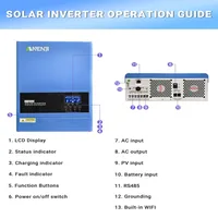 ANENJI 11KW onduleur solaire 48V haute puissance hors/sur réseau onduleur 230VAC double entrée PV intégré 160A MPPT contrôleur de Charge solaire 4