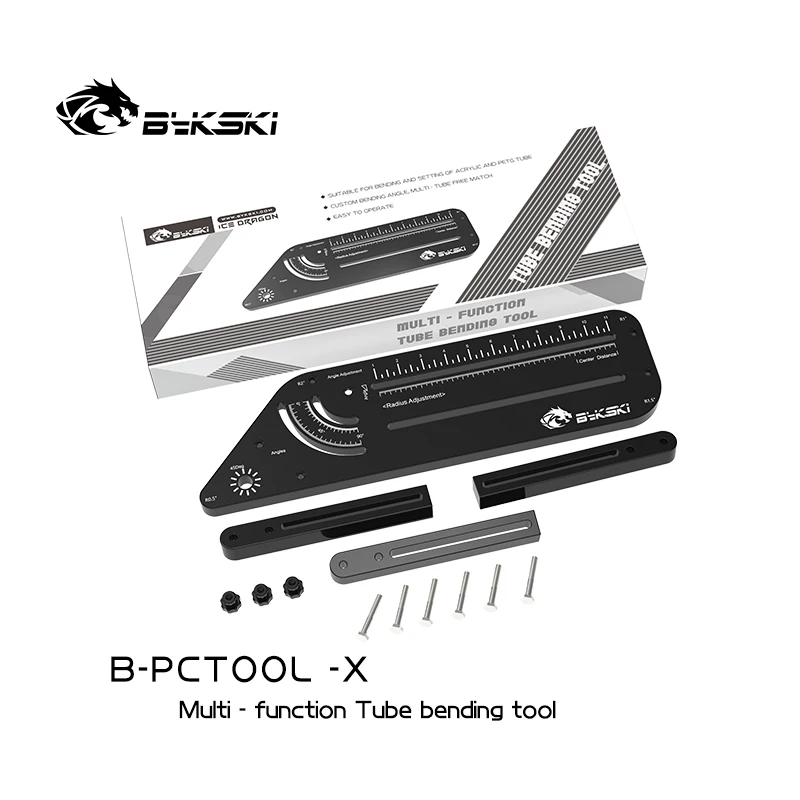 Bykski Multi-função Molde de Dobra Ferramenta para Acrílico Pmma Petg Rígido Tubo Tubulação Computador Resfriamento de Água B-pctool-x Preto