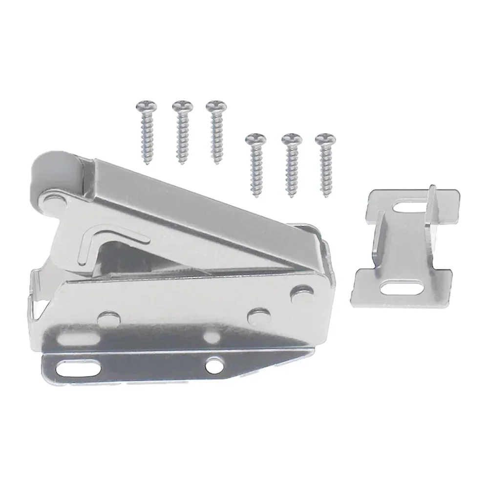 2 Set Cabinet Door Bouncer Automatic Spring Snap Push In System For Cabinet Door 58 X 27 X 20mm Elephant Trunk Lock Accessories