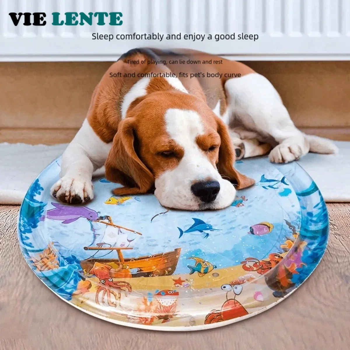 Water Sensory Play Mat Thickened Inflatable Pet Water Bed Cushion Puppy Cats Pet Kennel Top Quality Cool Cold Mat Pet Supplies_voghion.com