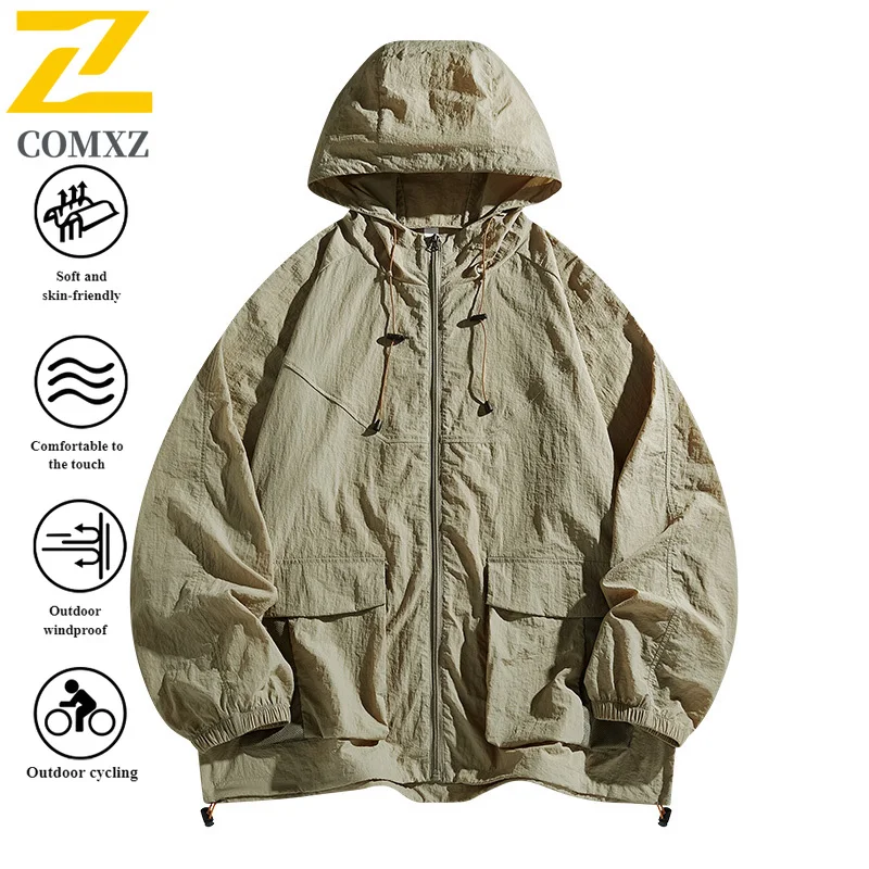 Summer Outdoor UV Protection Jacket UPF50+ Ice Silk Waterproof Skin Coat Ultra Lightweight for Fishing Hiking Camping Travel2025