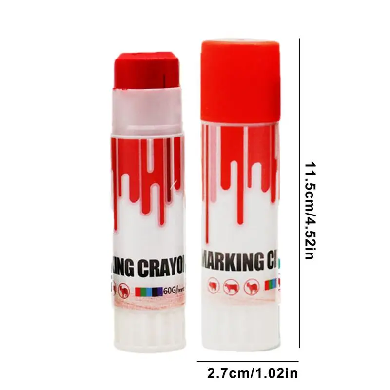Livestock Marker Crayon Animal Marker Crayon Livestock Painting High Purity Paraffin-Based Safe For Duck Cattle Pig Sheep
