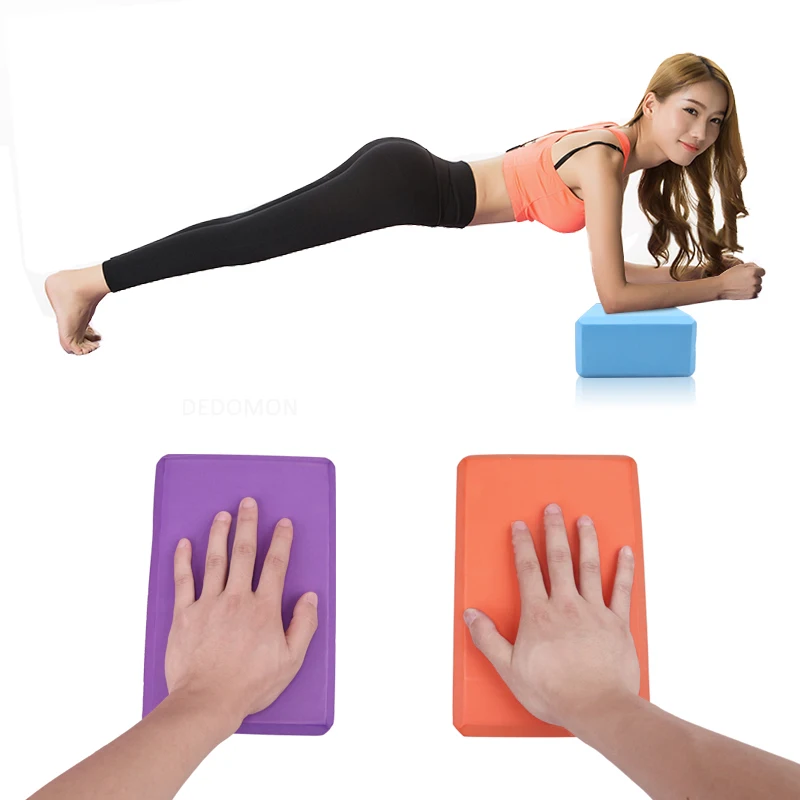 EVA Gym Blocks Foam Brick Training Exercise Fitness Set Tool Yoga Bolster Pillow Cushion Stretching Body