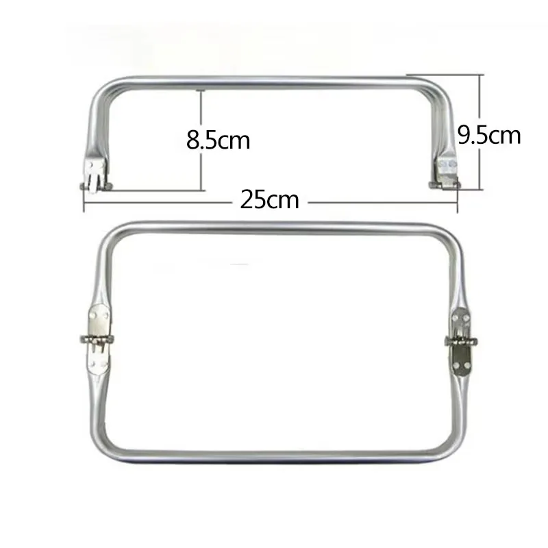 Bag Accessories 10PCS 20-30cm Metal Frame For Purse Doctor Aluminium Tube Handle Clutch Parts