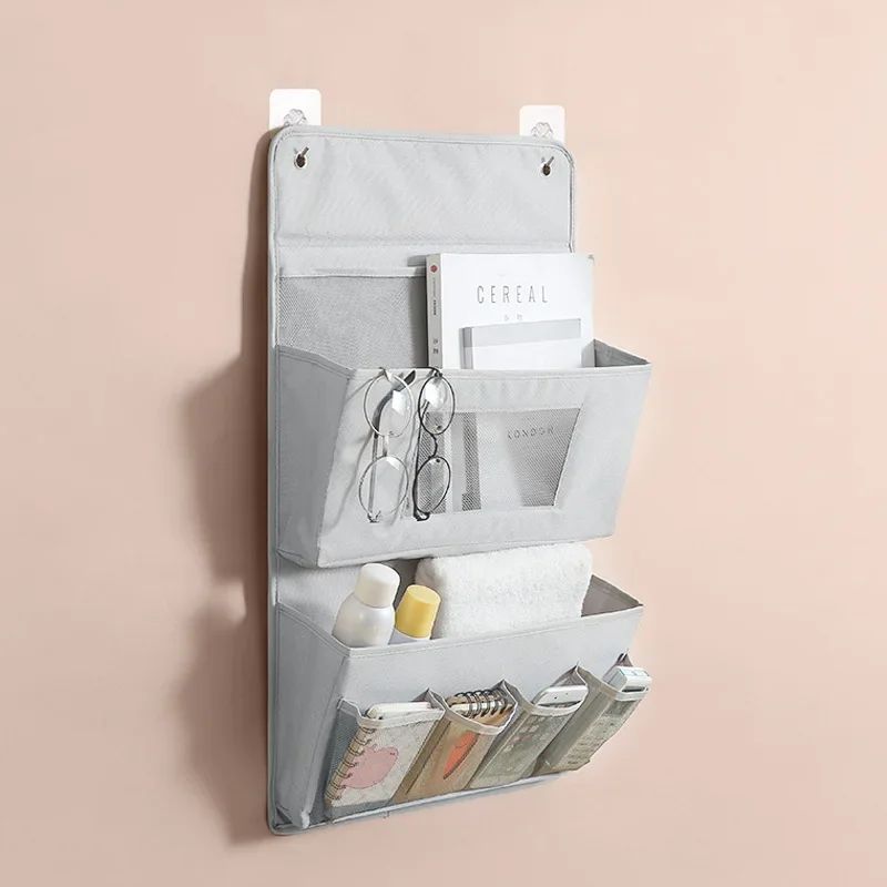 Wall Hanging Organizer Bag Non-Woven Fabric Door Wardrobe Hanging Storage Bag Living Room Bedroom Toy Cosmetic Kitchenware Box 5