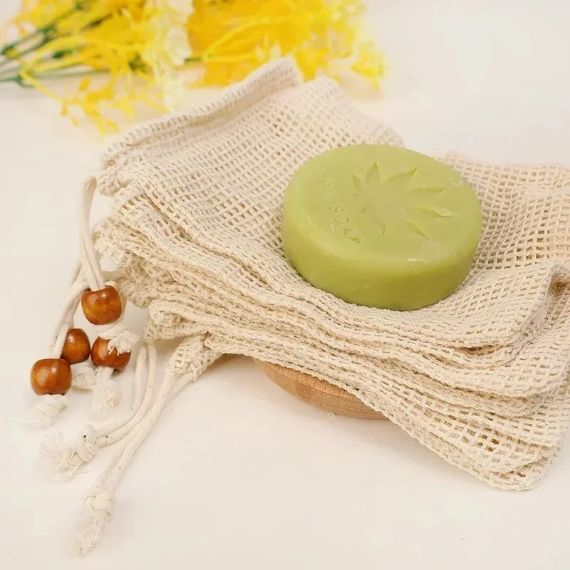 Soap Foaming Net Mesh Bags Bath Washing Tools Body Cleaning Bubble Helper Mesh Deep Cleaning Home Bathroom Exfoliating Supplies 3