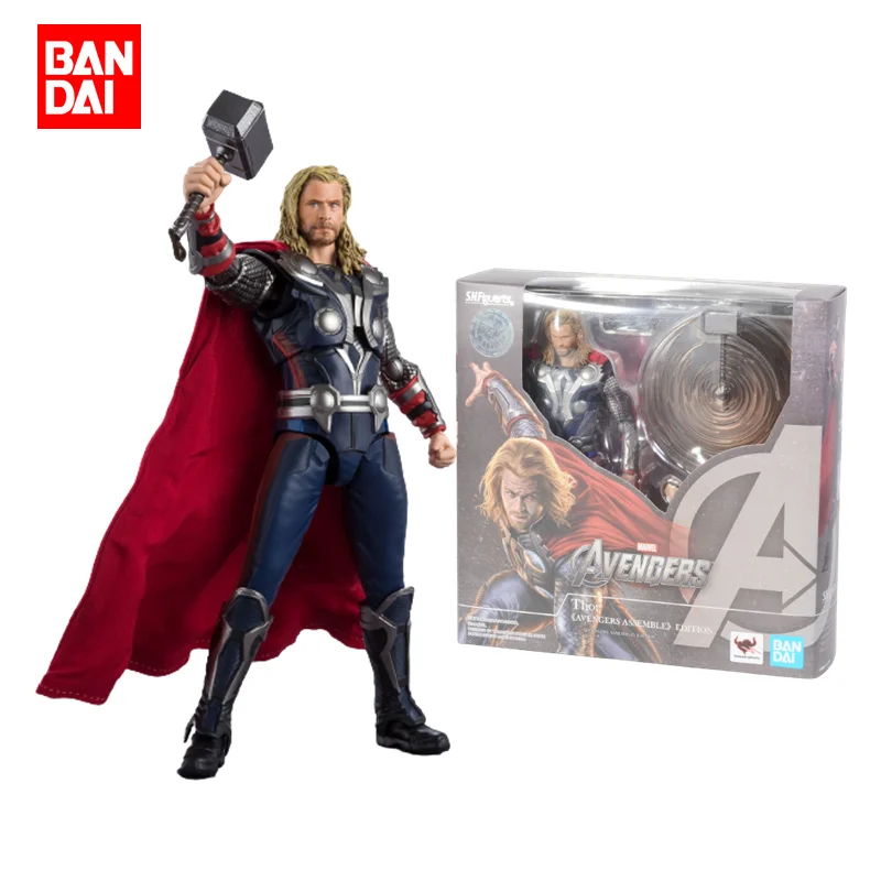 

Bandai SHF Marvel The Avengers Collection Edition Thor Odinson Anime Action Figure Model Collection Toy Children's Holiday Gifts