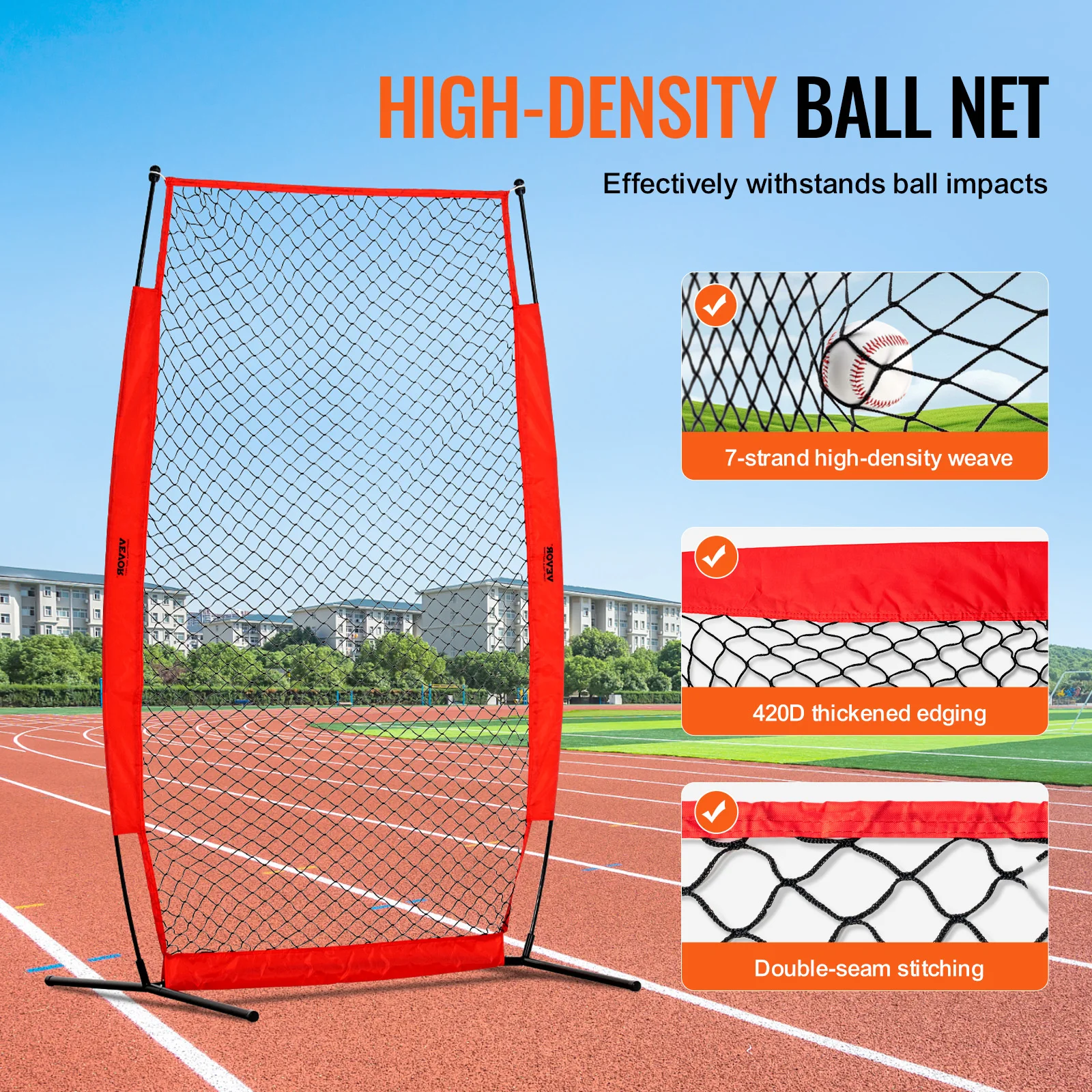 Portable Baseball Softball Safety Screen Net